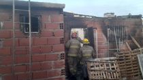 vecino murio en un incendio que se desato en una casa de fernandez oro