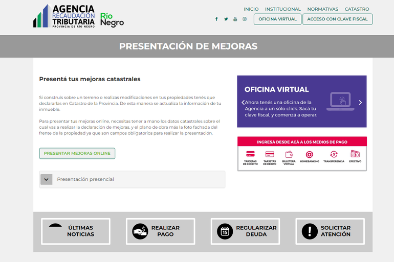 La provincia invita a regularizar la situación catastral mediante la web oficial de Recaudación Tributaria.