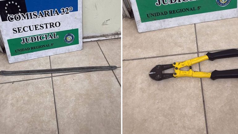 Los j&oacute;venes llevaban una barreta para forzar puertas.&nbsp;