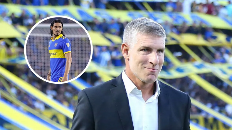 Martín Palermo opinó sobre el presente de Edinson Cavani.