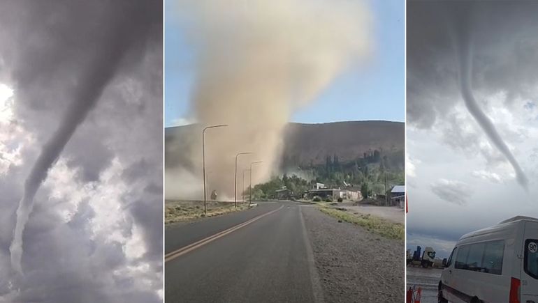 Los videos captados por los vecinos son elocuentes. Hubo susto