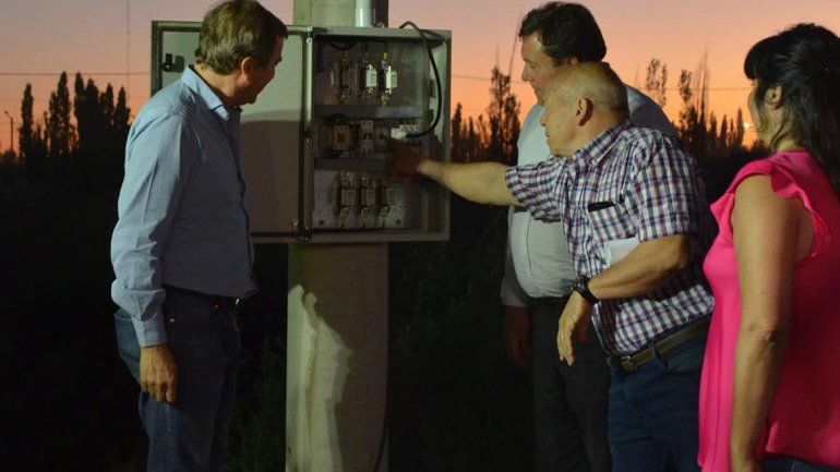 Completaron el alumbrado público del DVN