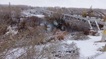 por la nieve, suspendieron el corte en los puentes carreteros