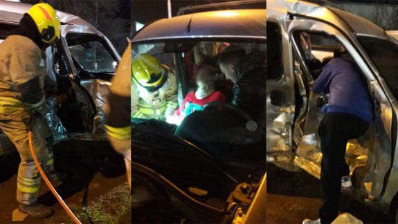 Ruta 22: una mujer tuvo que ser rescatada tras brutal accidente