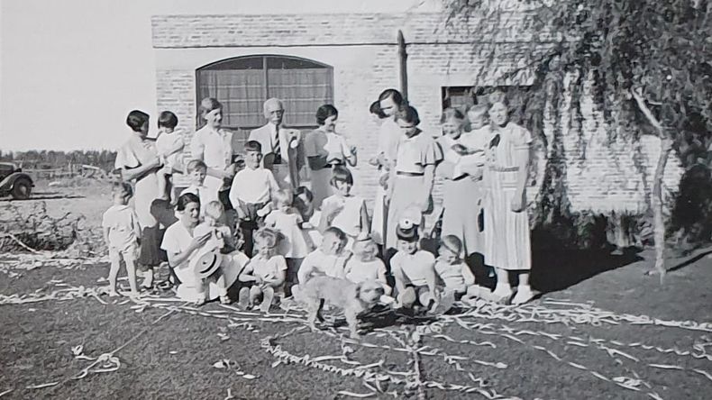 Paul y Jean Birrell, familia británica en 1936. Foto: gentileza Verel.