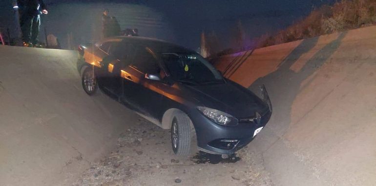 El hombre accidentado es un enfermero neuquino. Foto gentileza Miguel Parra.