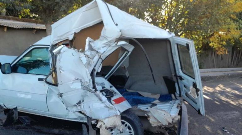 Brutal choque en cadena en la Ruta 22: se salvó de milagro