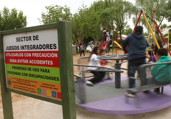 Inauguraron otra plaza integradora