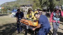 cipolena fue rescatada tras accidente en el volcan lanin
