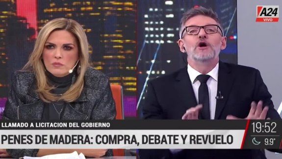 Tenso cruce entre Canosa y Novaresio por los penes de madera