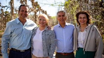 Mabel Yahuar acompaña a Facundo López como candidata al Senado. Muena y Confini -en los extremos- van por Diputados.