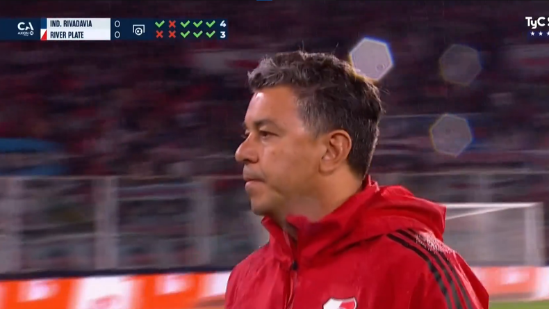 La cara de Marcelo Gallardo, tras la eliminación de River. | LMCipolletti.com La cara de Marcelo Gallardo, tras la eliminación de River.