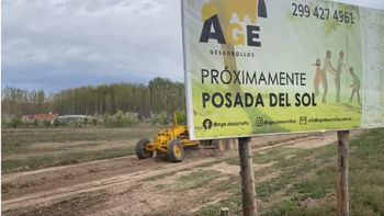 El loteo Posada del Sol en Cipolletti. La empresa venía lotes que no eran propios, pedía adelantos para construir casas, pero no las terminaban.