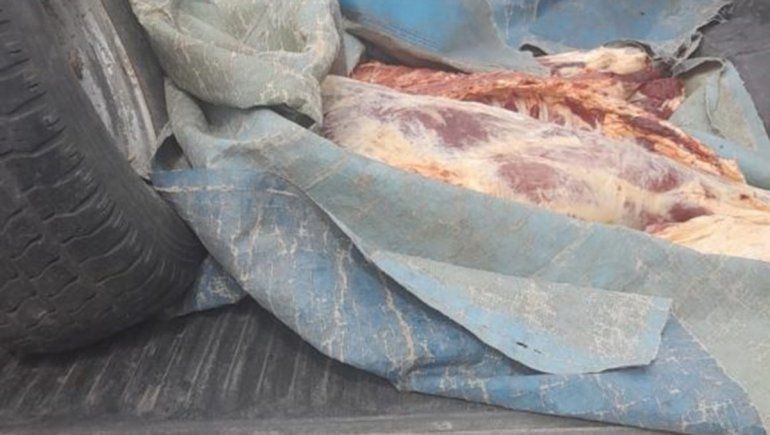 Barda del Medio: secuestraron más de 130 kilos de carne 