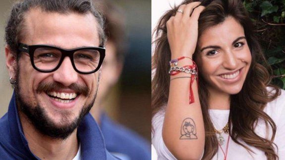 Daniel Osvaldo y Gianinna Maradona