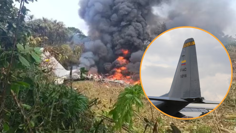 Más de 60 muertos&nbsp; luego de que se estrelló un Hércules de la Fuerza Aérea de Colombia&nbsp;