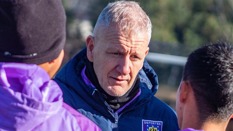 Lovrincevich en el entrenamiento de Concepción.&nbsp;