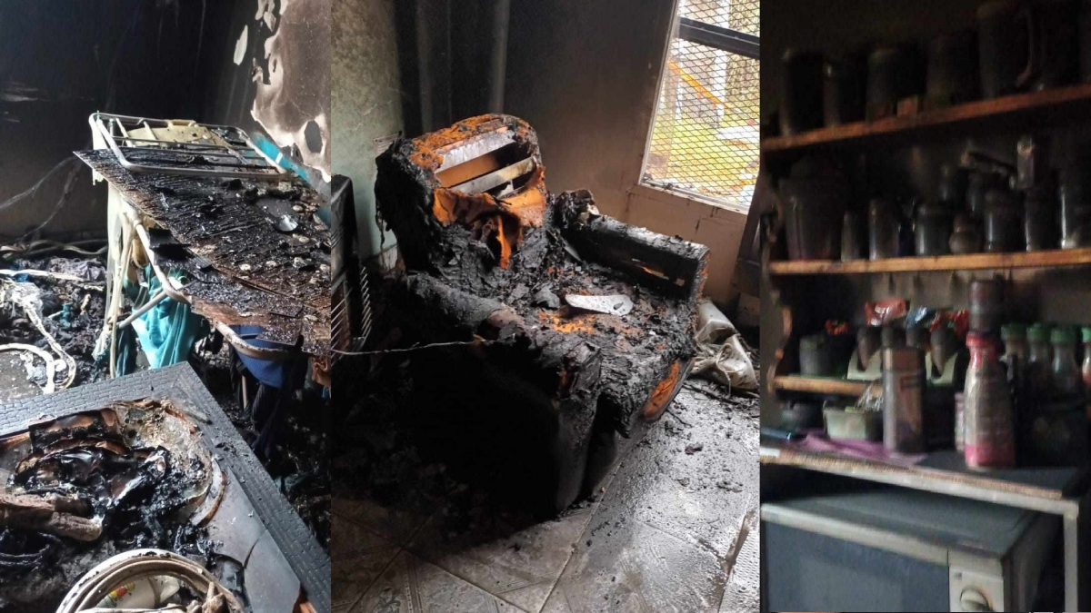 El fuego consumió por completo la vivienda en tan solo 15 minutos.&nbsp;
