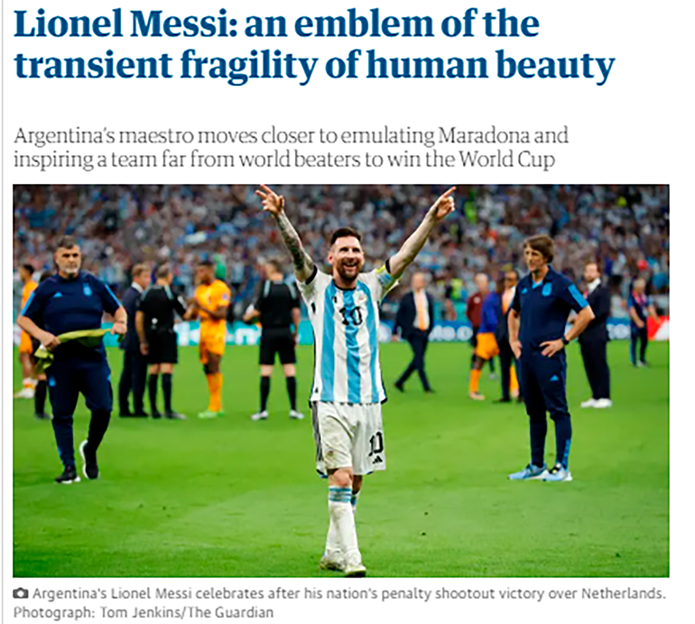 Si tiene lágrimas, guárdelas hasta el martes; la prensa inglesa sobre Messi
