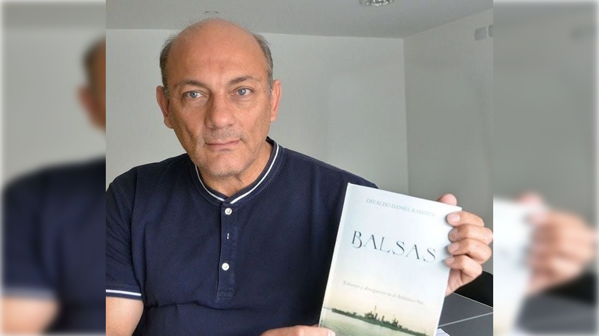Osvaldo Ramírez tenía 66 años y formó parte de la dotación del Crucero ARA General Belgrano. Foto: Gentileza.