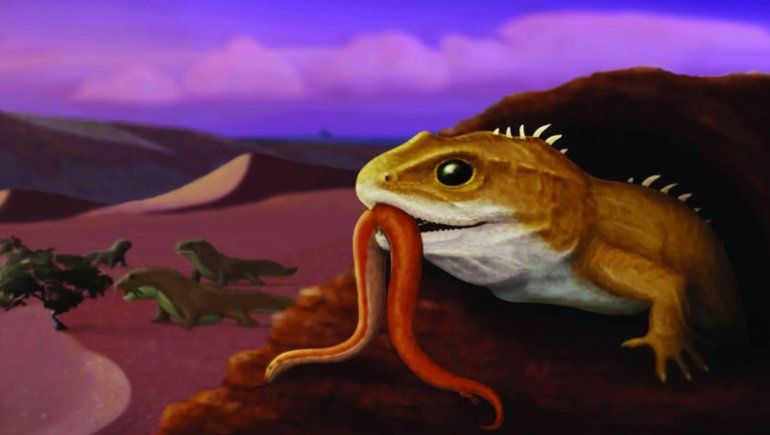 Descubren en Río Negro al reptil más antiguo del hemisferio sur