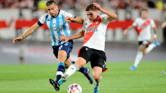 River se durmió y Racing se lo empató: 2 a 2