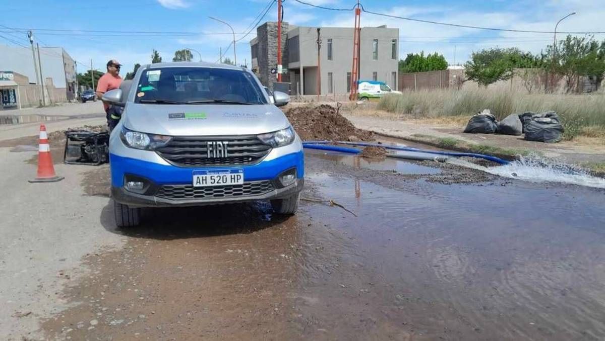 ARSA confirmó que hay barrios de Cipolletti sin agua, al menos hasta la tarde. Foto: archivo.