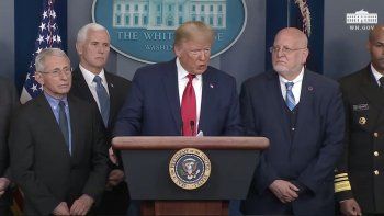 Donald Trump anunció la cancelación de los ingresos de Europa por 30 días.