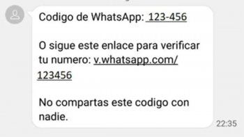 el mensaje de whatsapp con el que podrian hackear tu usuario