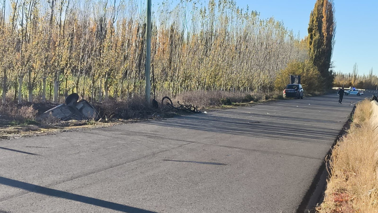 Un ciclista murió esta mañana tras ser embestido por un automóvil en Cipolletti.