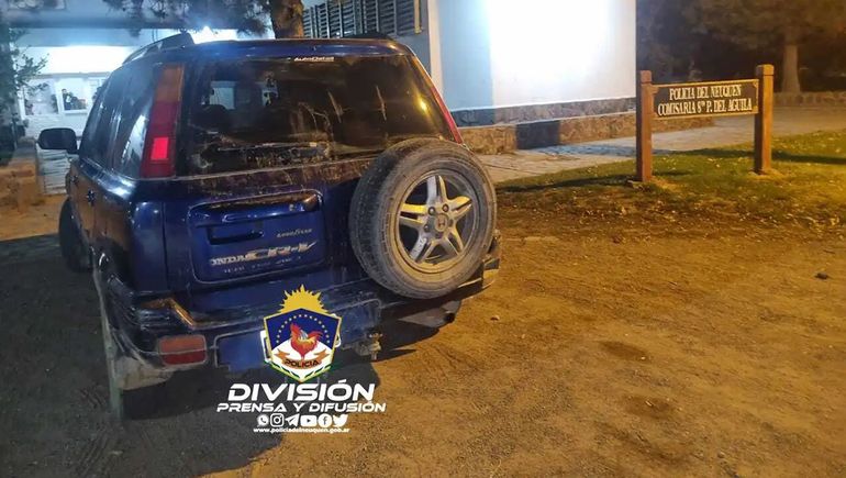 Detuvieron en Piedra a una pareja con un auto robado en Roca