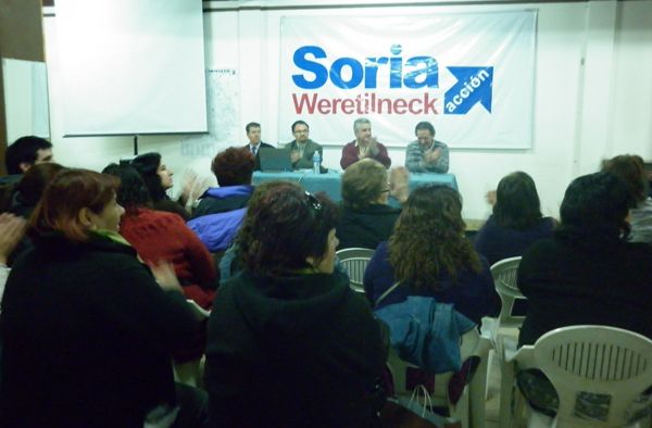 Baratti con integrantes de ANSES