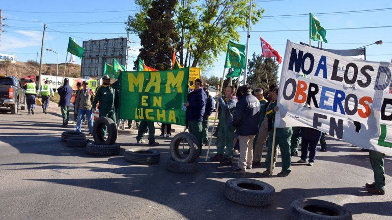 Obreros de MAM se manifestarán sobre la Ruta Nacional 22.