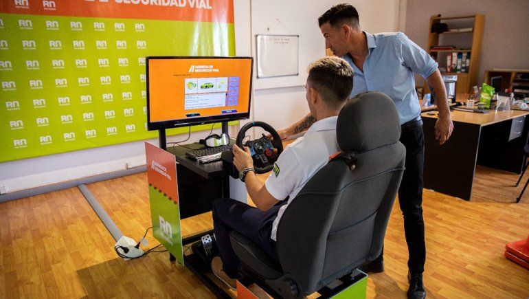 Con lo recaudado en multas, Seguridad Vial incorporó un simulador de manejo
