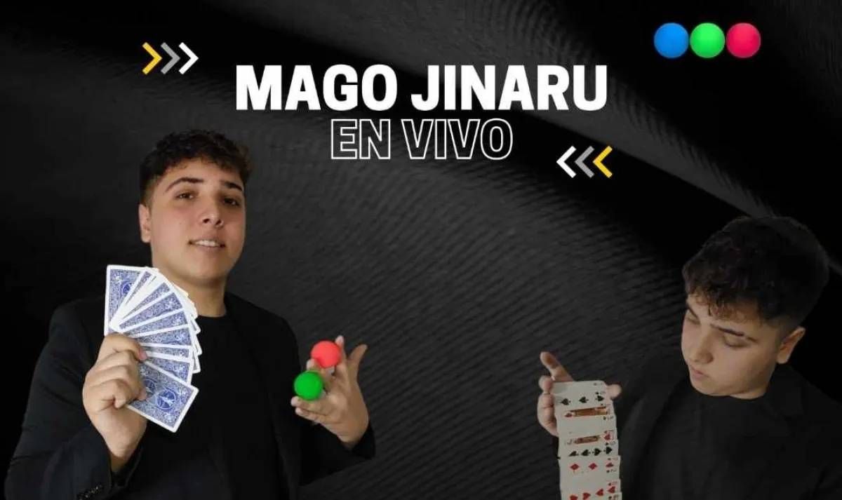 Genaro, el mago rionegrino que la rompe y estará en el noticiero central de Telefé.