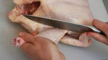 trabajo anos abriendo pollos con cuchillo y termino con una lesion irreversible