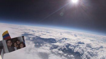 fascinantes imagenes de la tierra desde un globo de helio