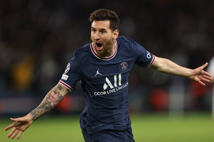Primer grito de gol para Messi con la camiseta del PSG.