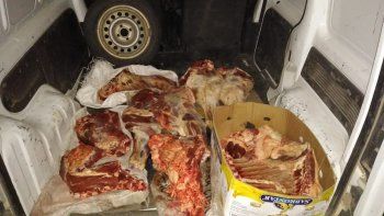 intento contrabandear 250 kilos de carne vacuna pero lo descubrieron