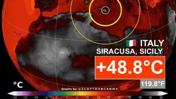 Europa en llamas: Italia rozó los 50°C y España emitió un alerta