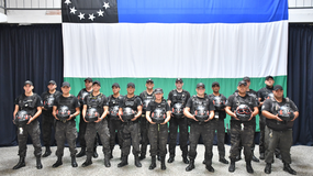 La entrega del nuevo equipamiento se dio en Cipolletti para los integrantes de la BMA. | LMCipolletti.com La entrega del nuevo equipamiento se dio en Cipolletti para los integrantes de la BMA.