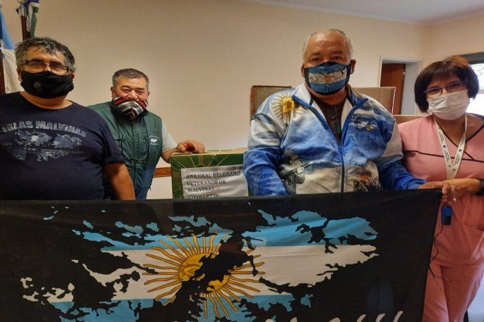 Veteranos de Malvinas donaron una fortuna en medicamentos
