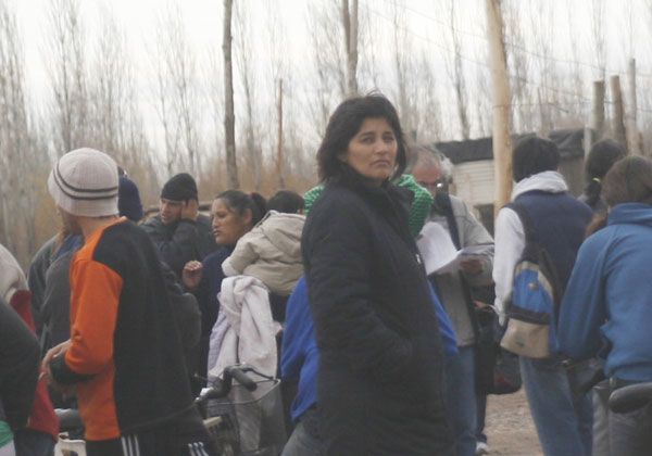 Reunión por toma de tierras
