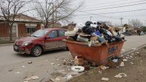 basura por todos lados: recien el viernes la ciudad quedaria limpia
