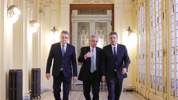 Alberto Fernández y Sergio Massa, unidos de cara a las PASO.