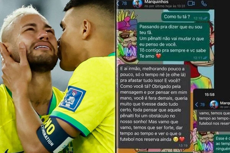 Desgarradores: Los chat entre Neymar y las estrellas de Brasil
