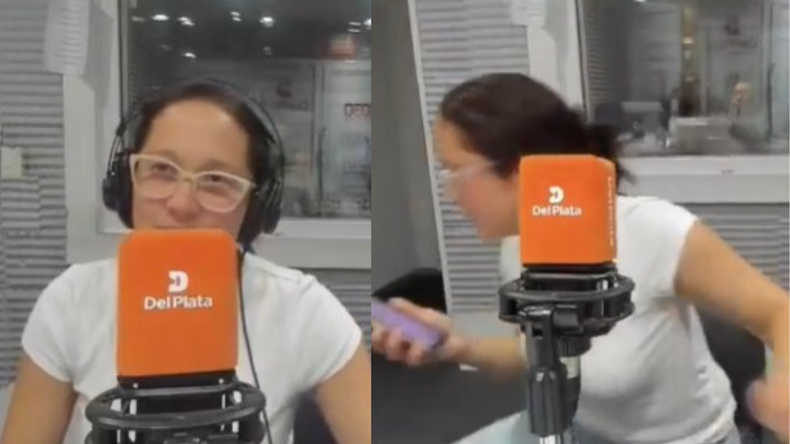 La joven venezolana recibió el llamado cuando estaba dando una entrevista. | LMCipolletti.com La joven venezolana recibió el llamado cuando estaba dando una entrevista.