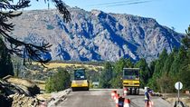 ¡al fin! empieza la obra de asfalto en el ultimo tramo para llegar a villa pehuenia
