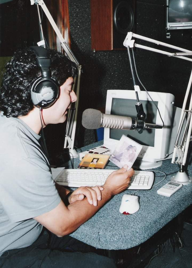 Una imagen de los inicios de Miguel en la profesión