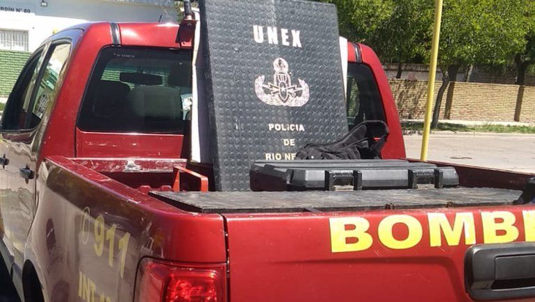 Hallaron municiones de artillería en una casa de Patagones